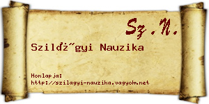 Szilágyi Nauzika névjegykártya